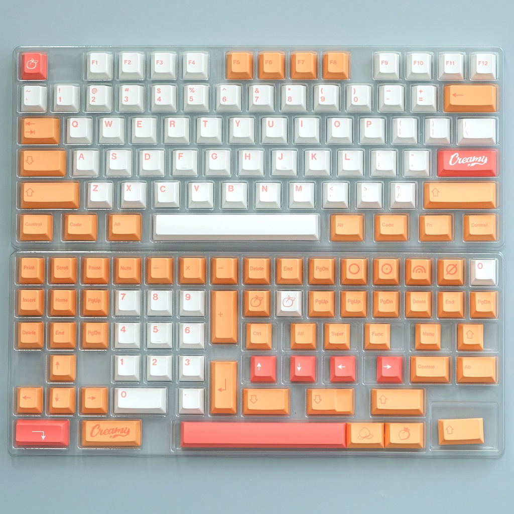 PBT keycap Cherry Profile 141 Phím Dye Thăng hoa Bố cục ANSI cho bàn phím cơ Công tắc Cherry MX