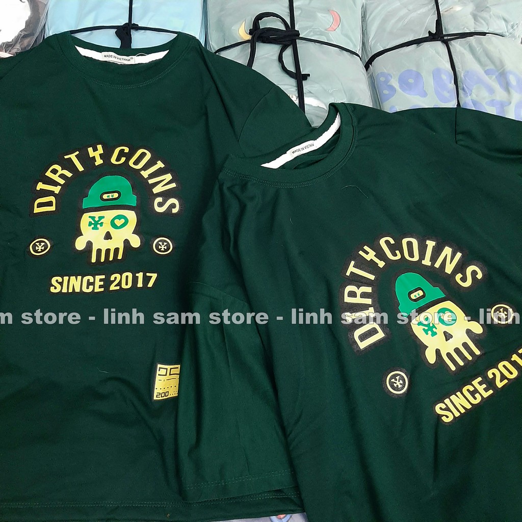 Áo thun in tay lỡ nữ freesize phông form rộng dáng Unisex - Ulzzang mặc cặp, nhóm, lớp chữ COIN ĐẦU LÂU | BigBuy360 - bigbuy360.vn