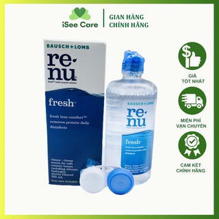 Nước ngâm lens kính áp tròng mềm Renu 355ml thương hiệu Bausch & Lomb - USA