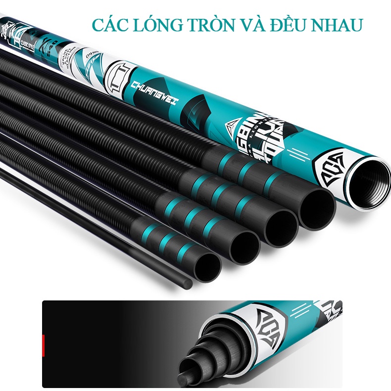 Cần Câu Tay ChuangWei Lăng Thiên Đại Ngư - Cần Săn Hàng - Câu Đài Cảm Giác Mạnh - CW01