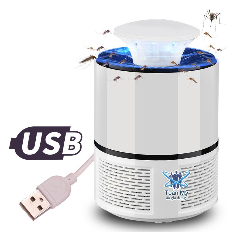 Đèn bắt, diệt muỗi thông minh sử dụng trong nhà hiệu quả TM-016 - Ổ cắm USB - Dễ vệ sinh