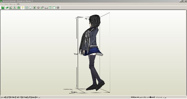 Mô hình giấy anime girl Kurumi Tokisaki