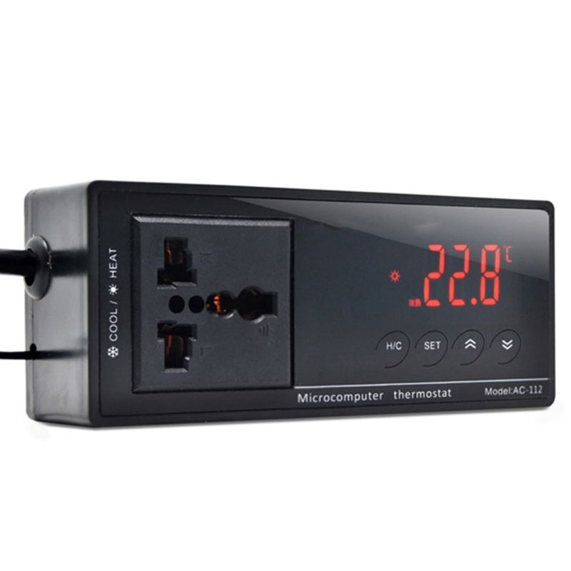 Bộ điều khiển nhiệt độ có đầu chuyển đổi nguồn 10A AC-112 dành cho bể cá