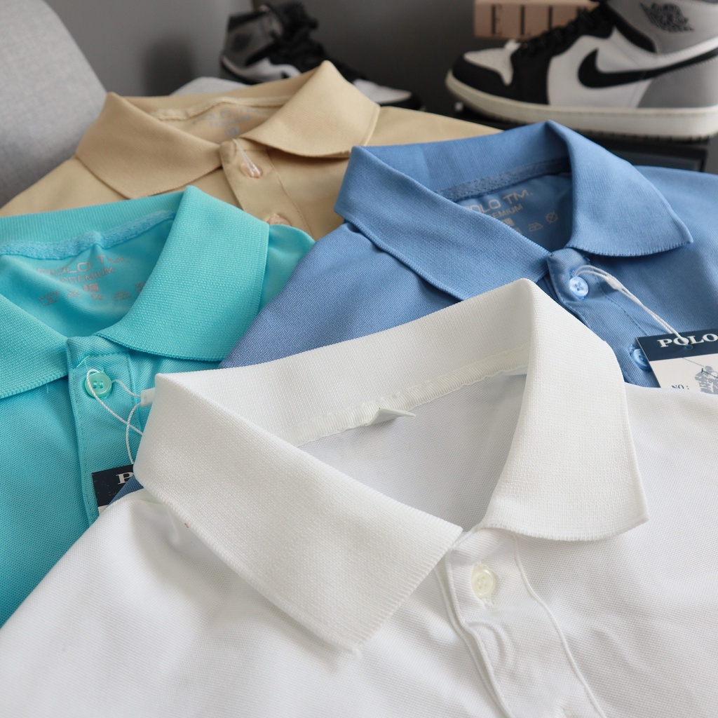 Áo Thun Polo Nam cổ Bẻ Vải Cá Xấu, Cotton Cao Cấp