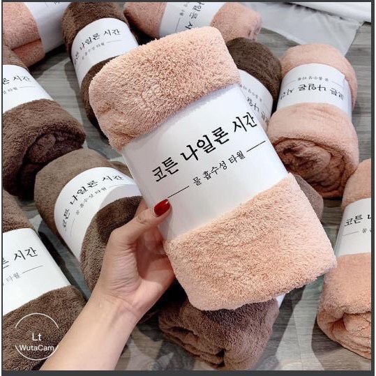 Khăn tắm lông Hàn Quốc siêu mềm khổ lớn