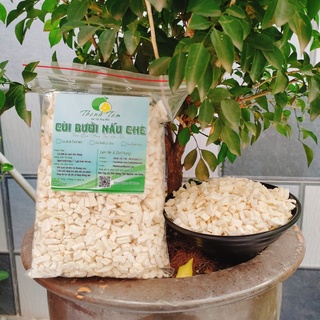 Cùi Bưởi Sấy Khô (1kg) Đã Khử The, Khử Đắng Vắt Kiệt Nước Dùng Để Nấu Chè Bưởi - Thanh Tâm