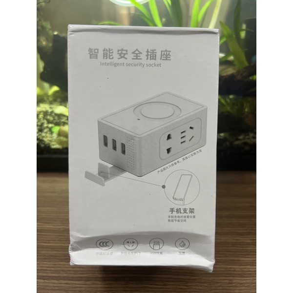 Ổ Cắm Điện Đa Năng tích hợp Sạc Không Dây,Hỗ trợ 3 Cổng USB
