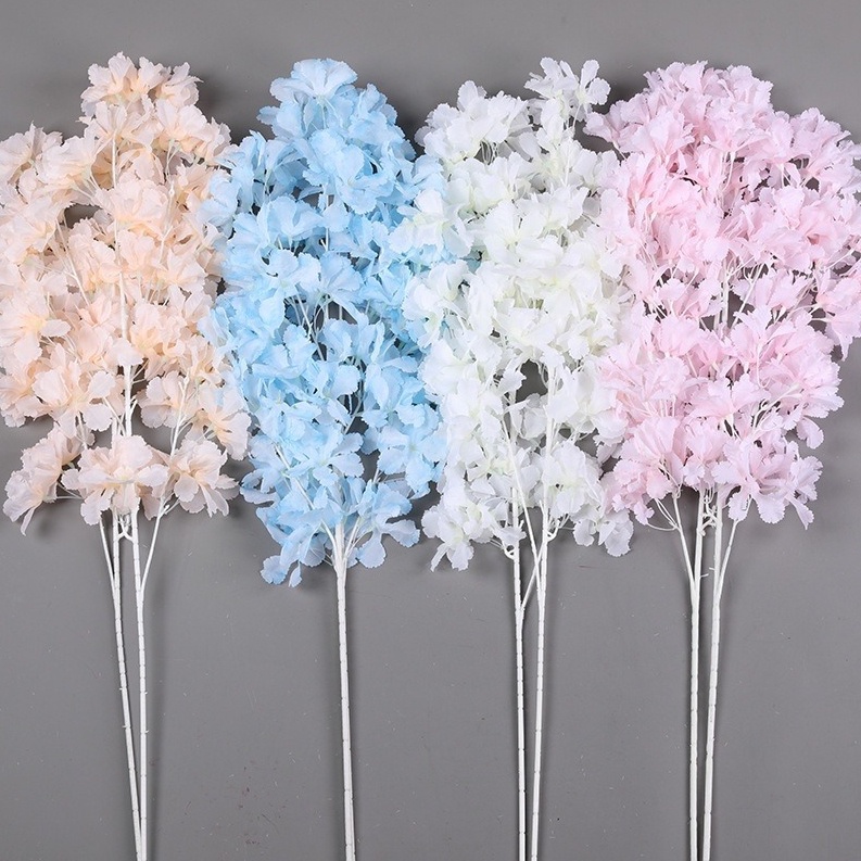 Hoa Anh Đào Giả Bằng Lụa 90Cm Dùng Trang Trí Xinh Xắn