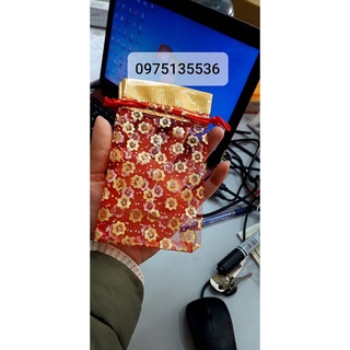 Sỉ 100 túi muối lộc đỏ, 100 túi zip đựng muối gạo đầu năm