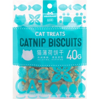 Snack cho mèo, Bánh thưởng Catnip cho mèo giúp giảm búi lông, hôi miệng - Túi 40gr