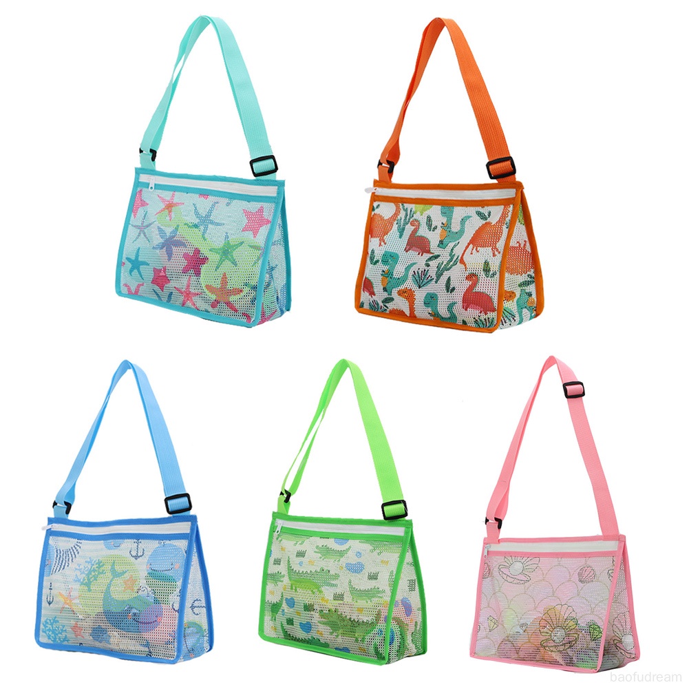 Túi Lưới Đựng Đồ Bơi Đi Biển Sáng Tạo Cho Bé Trai Gái