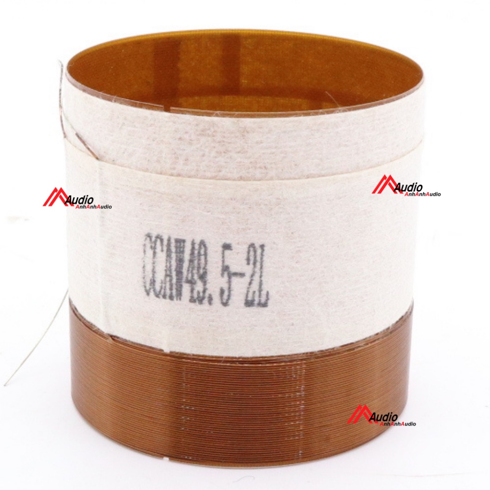 Coil loa dây nhôm 50.5 - 51.5 - 49.5 - 51.0 phíp bố giấy trắng SPU quấn 2 lớp hàng chất lượng cao