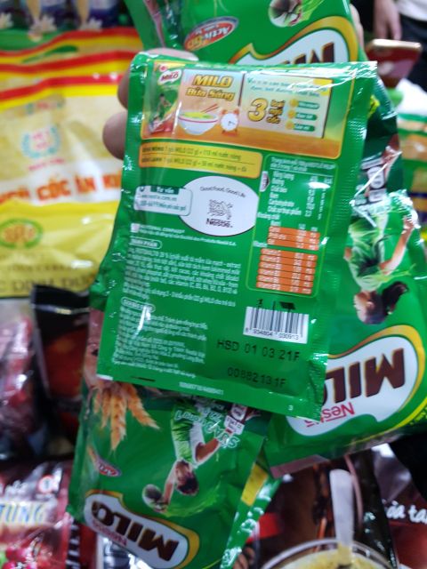 Sữa Nestlé Milo 3 in1 Túi (10Gói x 22g) Loại Ngon