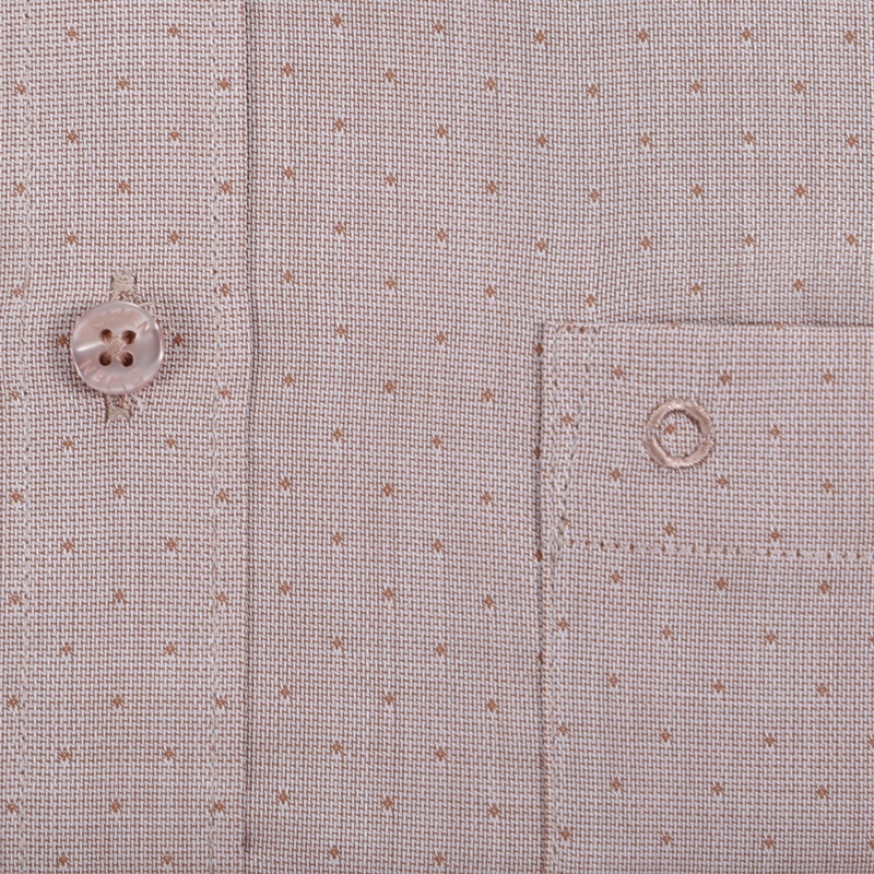 Áo sơ mi dài tay Nam Owen Bamboo Regular Fit màu Nâu be - AR23197D