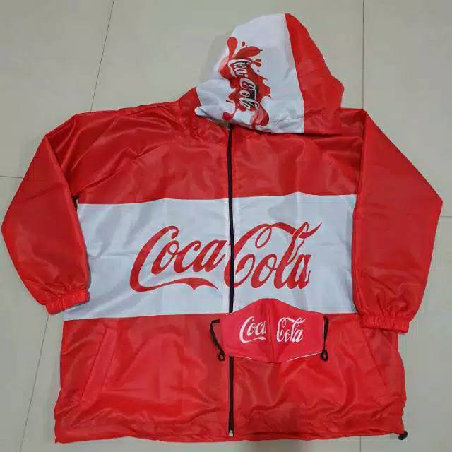 Thời Trang Áo Khoác Nữ Tay Dài In Chữ Coca Cola Cá Tính