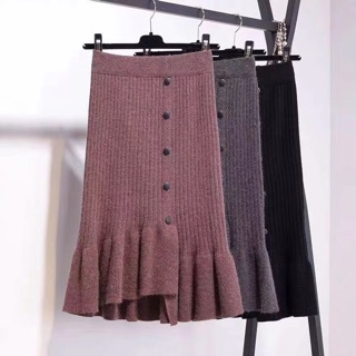Chân váy đuôi cá vạt lệch