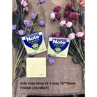 Giấy note dòng kẻ BAOKE nhiều size