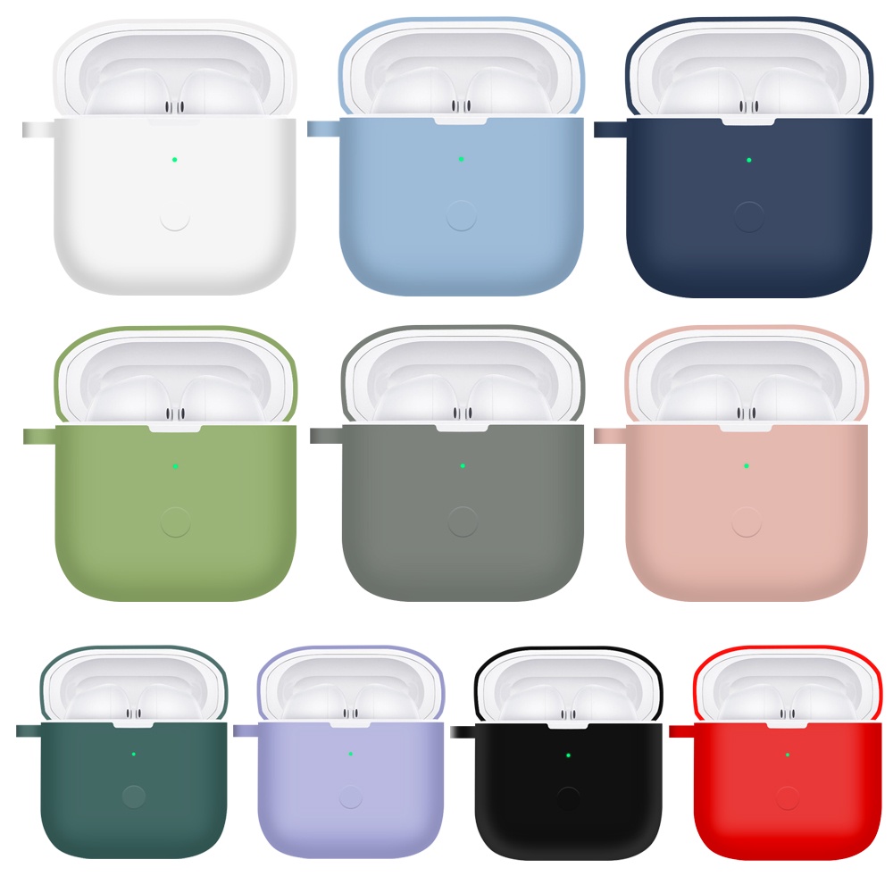 Vỏ Bảo Vệ Hộp Sạc Tai Nghe Xiaomi Redmi Buds 3 Bằng Chất Liệu Silicone