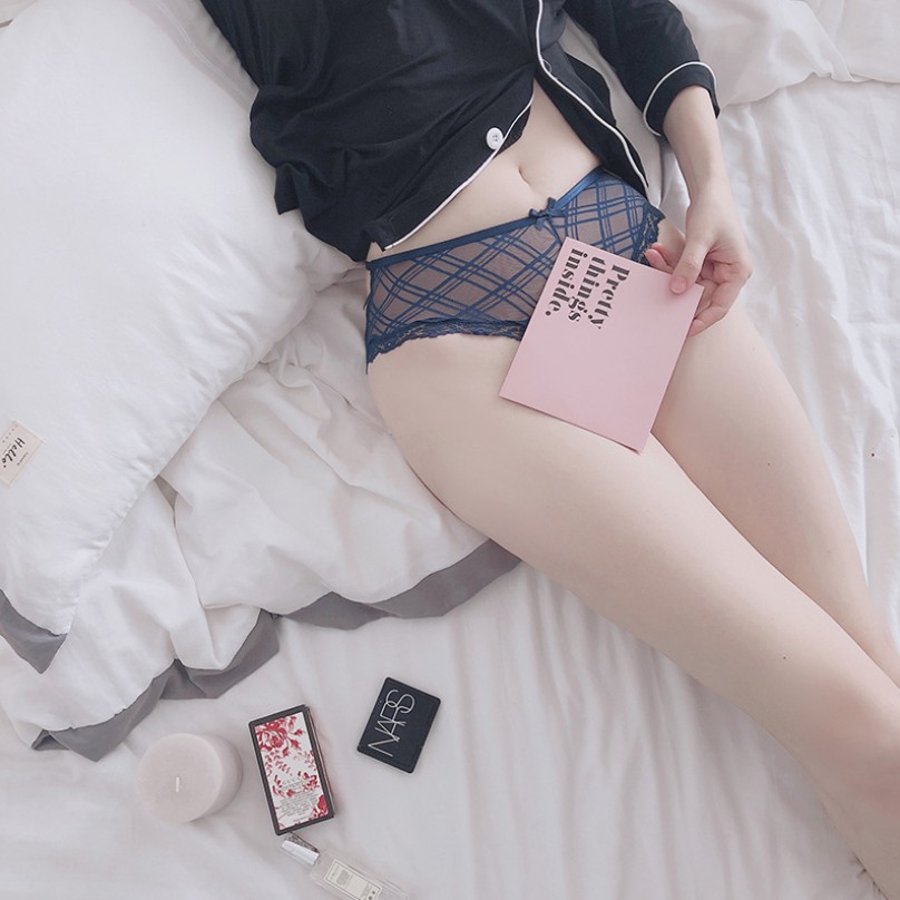 (Thanh lý) Quần Lót Tangas Ren Đan Dây Mới P195