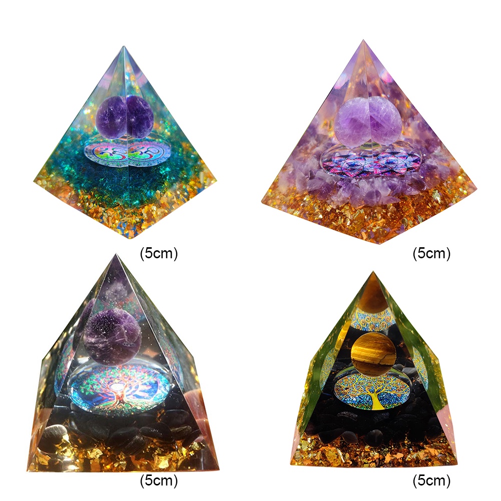Kim Tự Tháp Năng Lượng Chakra ORGONE 5cm 50mm