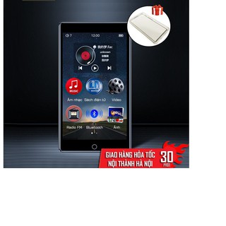 (Hỗ Trợ Tiếng Việt) Máy Nghe Nhạc Lossless MP3 MP4 Bluetooth Màn Hình Cảm Ứng 4 inch Ruizu H1 - 32GB,Tặng Kèm Ốp Silicon