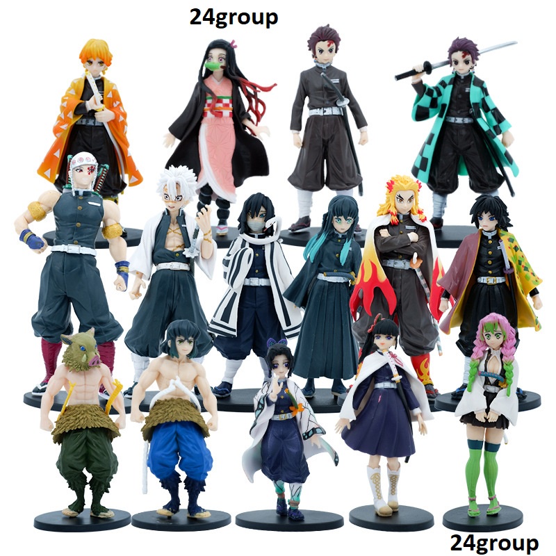 Mô hình tượng figure goods Kimetsu No Yaiba Demon Slayer Tanjirou Nezuko Zenitsu Inosuke Giyuu uzui tengen các trụ cột