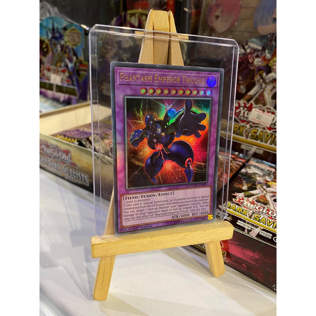 Lá bài thẻ bài Yugioh Phantasm Emperor Trilojig - Ultra Rare - Tặng bọc bài nhựa bảo quản