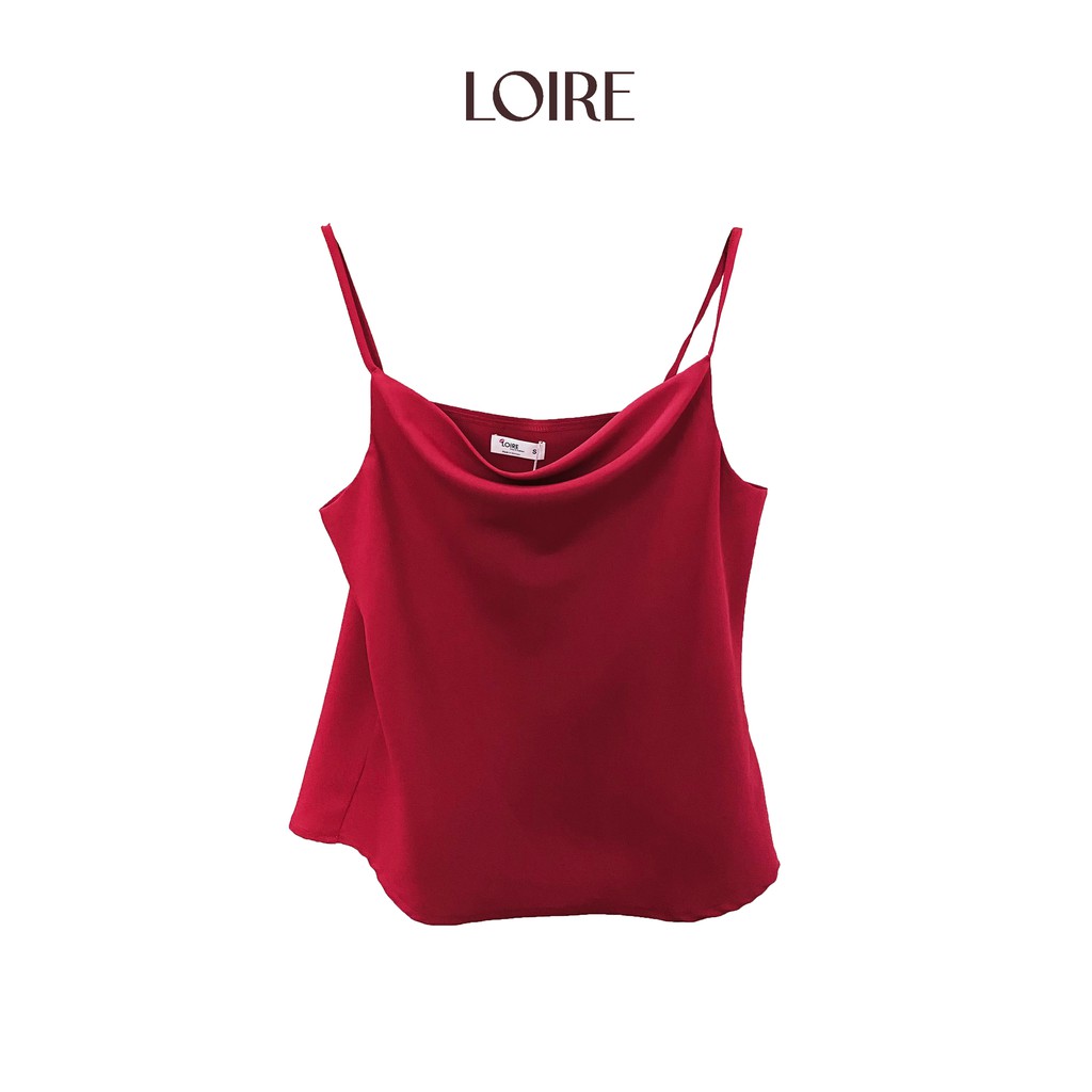 Áo Lụa 2 Dây Lụa Cao Cấp Loirechic LAL02 -2 Thiết Kế Cổ Đổ | BigBuy360 - bigbuy360.vn