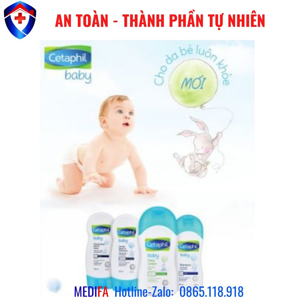 Sữa dưỡng ẩm cho bé dưỡng chất hữu cơ từ hoa cúc Calendula-Cetaphil dùng được cho bé bị chàm sữa, hăm tã, ngứa đỏ, 400mL