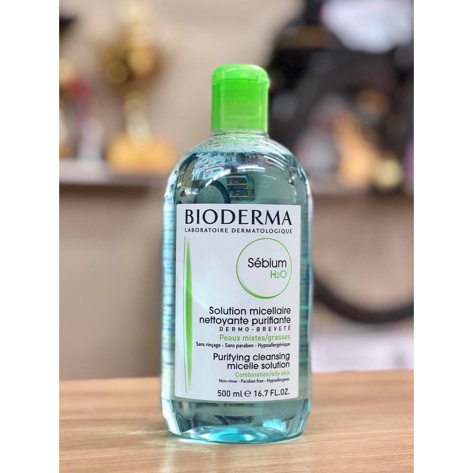 Nước Tẩy Trang Dành Cho Da Nhờn Và Da Mụn Bioderma Sebium H20 500ml - 0514468