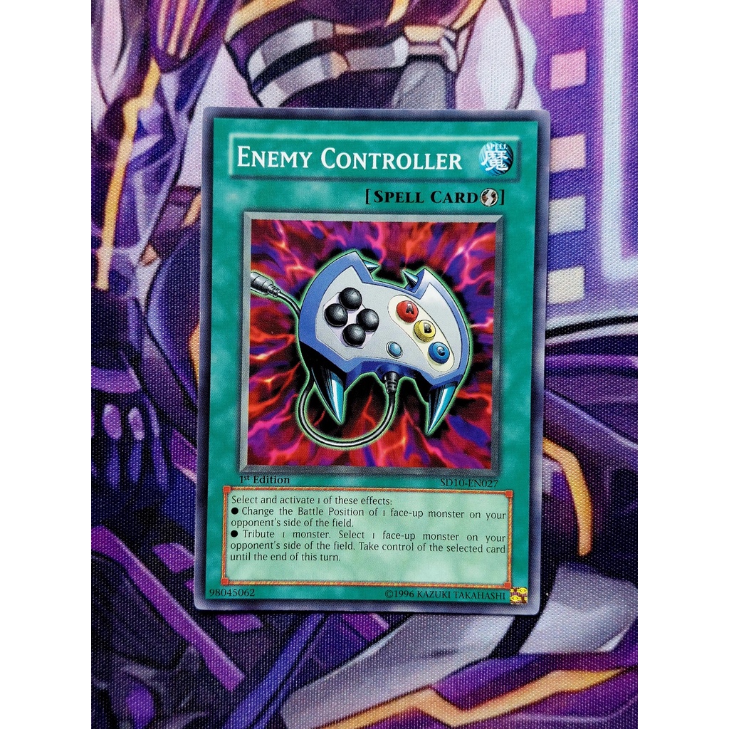 Thẻ Bài Yugioh Mint90 Spell Enemy Controller  - Common