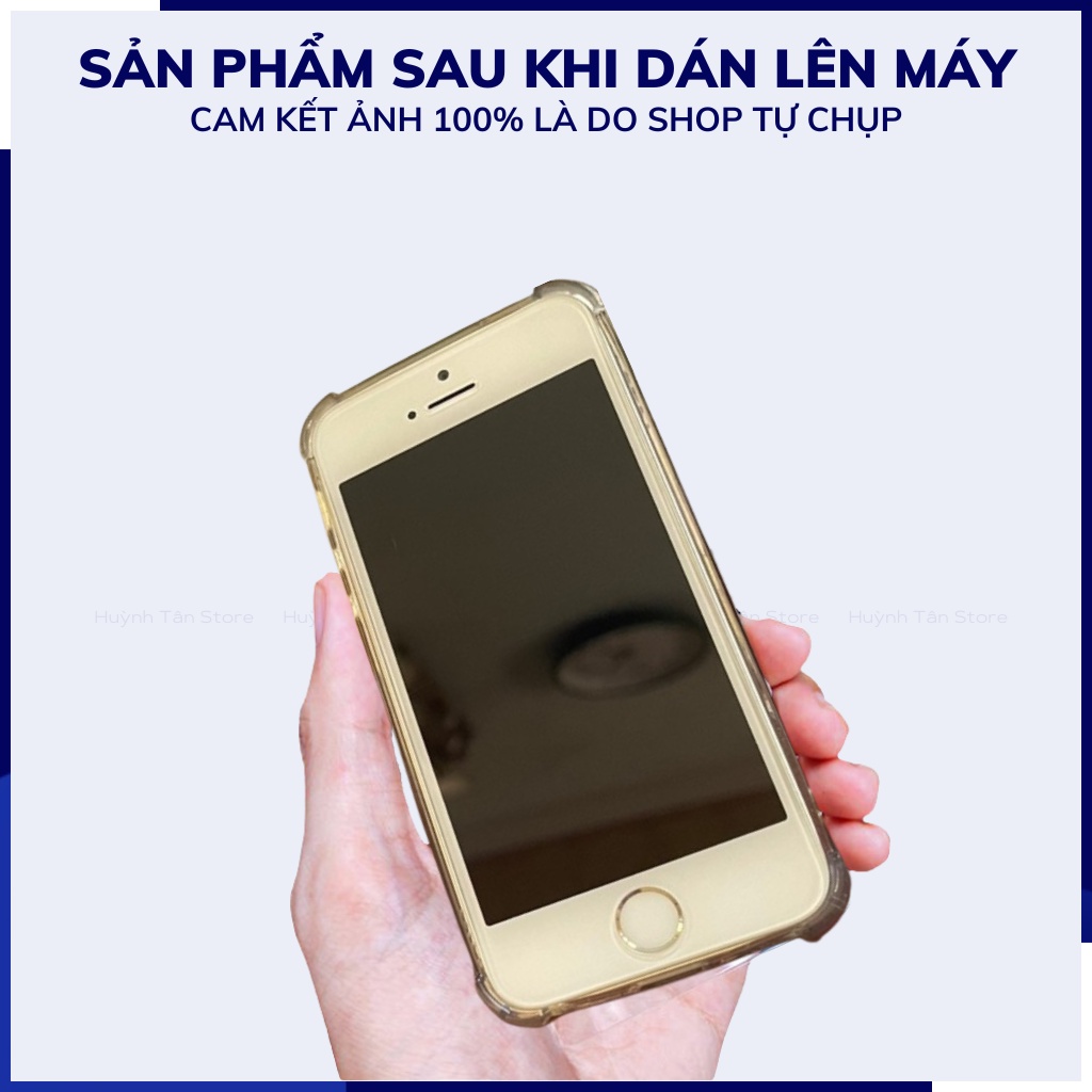 Kính cường lực iphone 5 , 5S , 5SE trong suốt không full màn hình chính hãng Gor