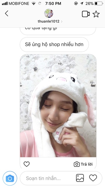 🐰NÓN TAI THỎ KPOP/COSPLAY CHUYỂN ĐỘNG/GIẬT THEO NHẠC🐰