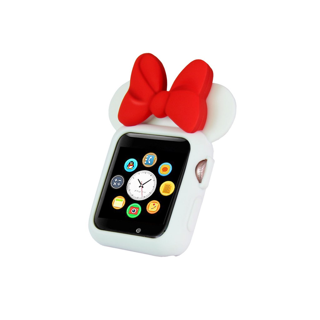 Vỏ hình chuột Minnie cho đồng hồ thông minh Apple Watch Series 5/4/3/2/1 38mm/42mm/40mm/44mm