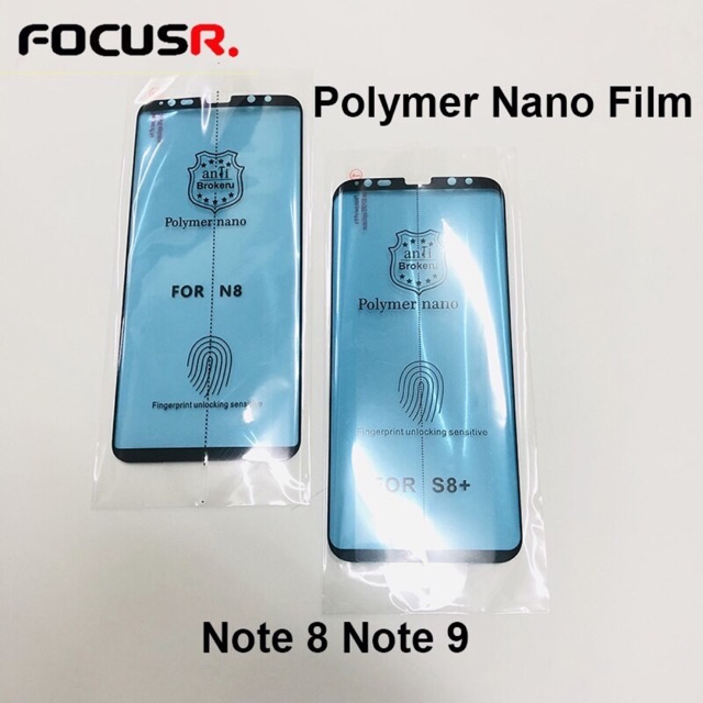 Dán dẻo Polymer Nano cho Galaxy Note 8/ Note 9 Full màn hình siêu cảm ứng