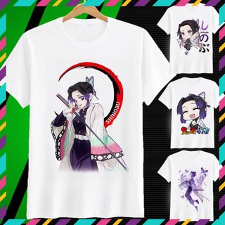 [SALE SỐC] Áo thun Kimetsu no Yaiba Shinobu Chibi - MÀU TRÁNG CỰC CHẤT