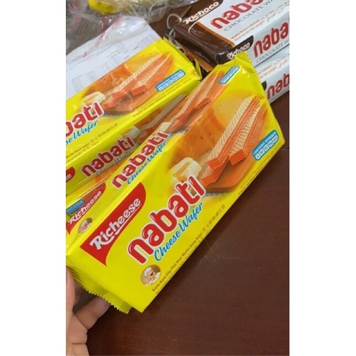 Bánh xốp nabati 130G vị phô mai, socola