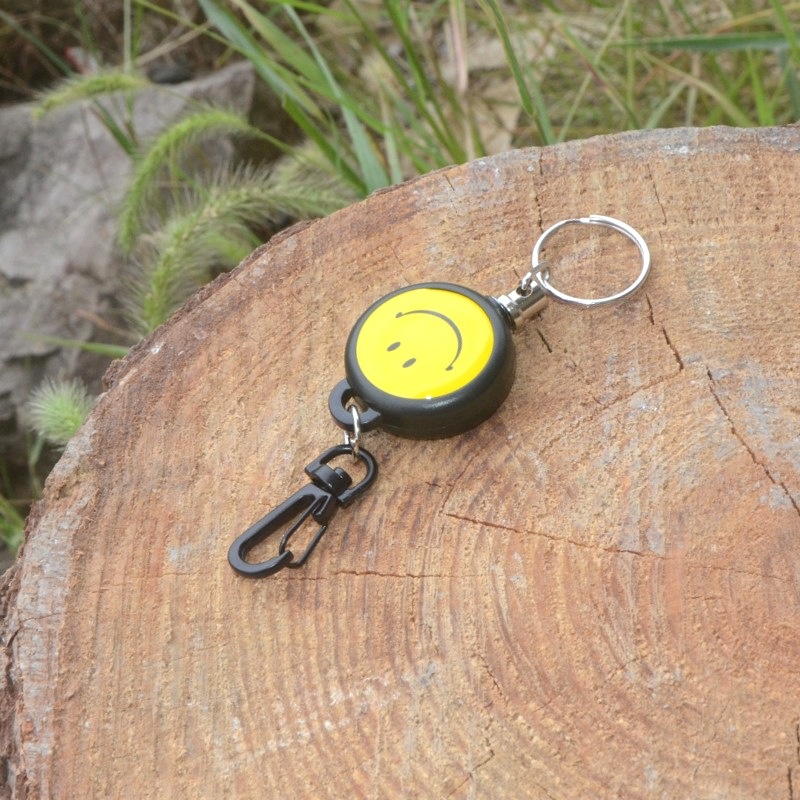 Móc Chìa Khóa Bằng Thép Chống Mất Có Thể Thu Vào Tiện Dụng