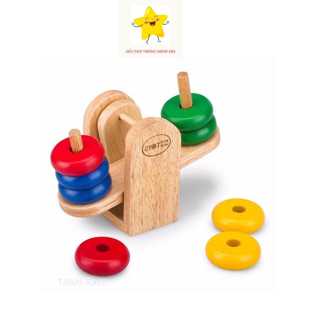 Đồ chơi gỗ Winwintoys - Cân bập bênh