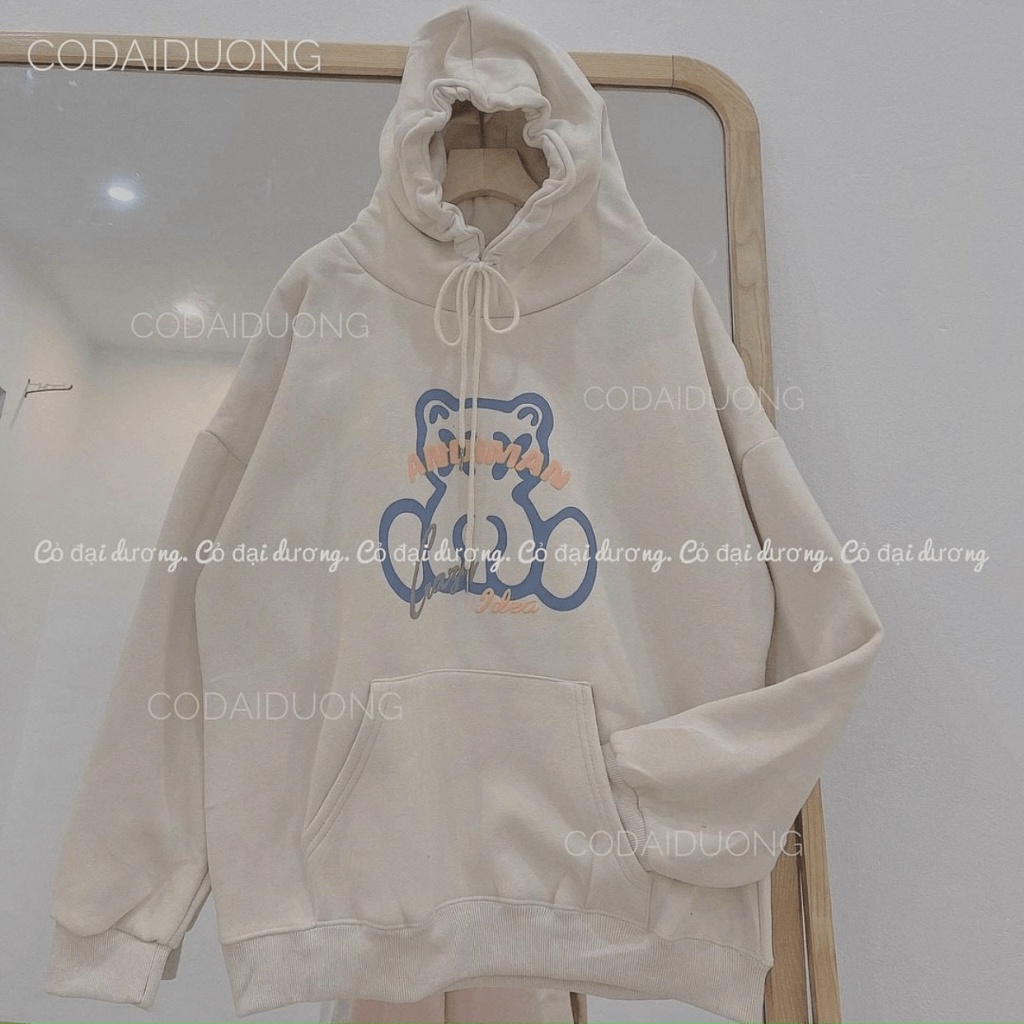 ÁO HOODIE  PHỐI HỌA TIẾT PHỐI MÀU NGỘ NGHĨNH THỜI TRANG ĐẸP CHẤT PHONG CÁCH MS3