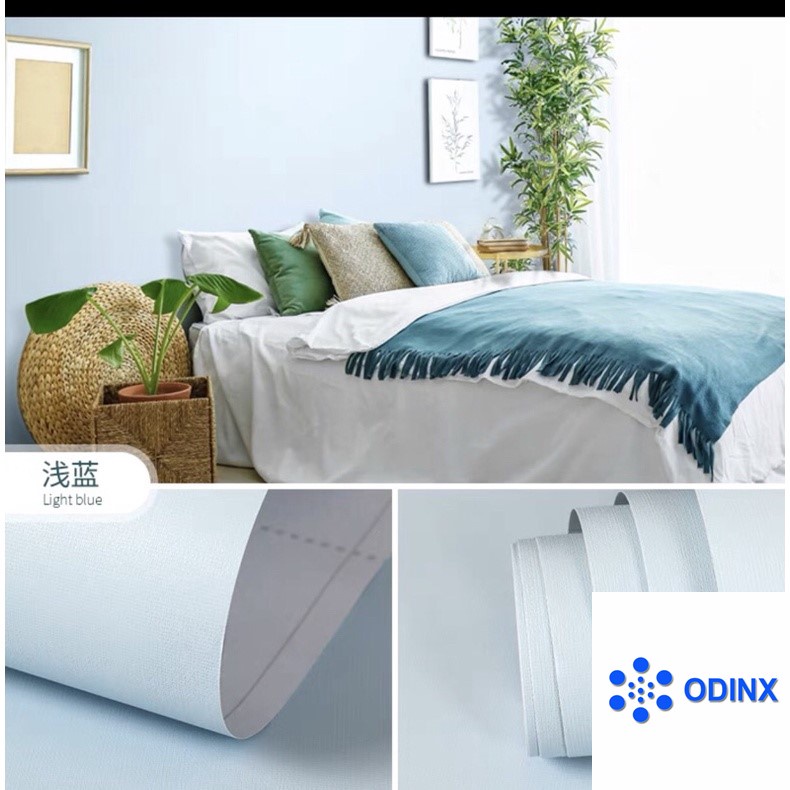 Giấy dán tường màu trơn_pastel keo sẵn 1 cuộn dài 10m, khổ rộng 45 cm
