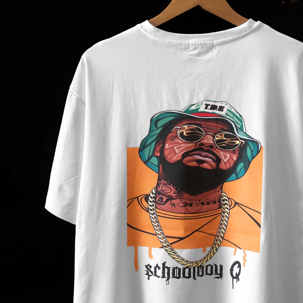 Áo thun SCHOOLBOY Q, áo phông tay lỡ nam nữ unisex, ZOEclothing