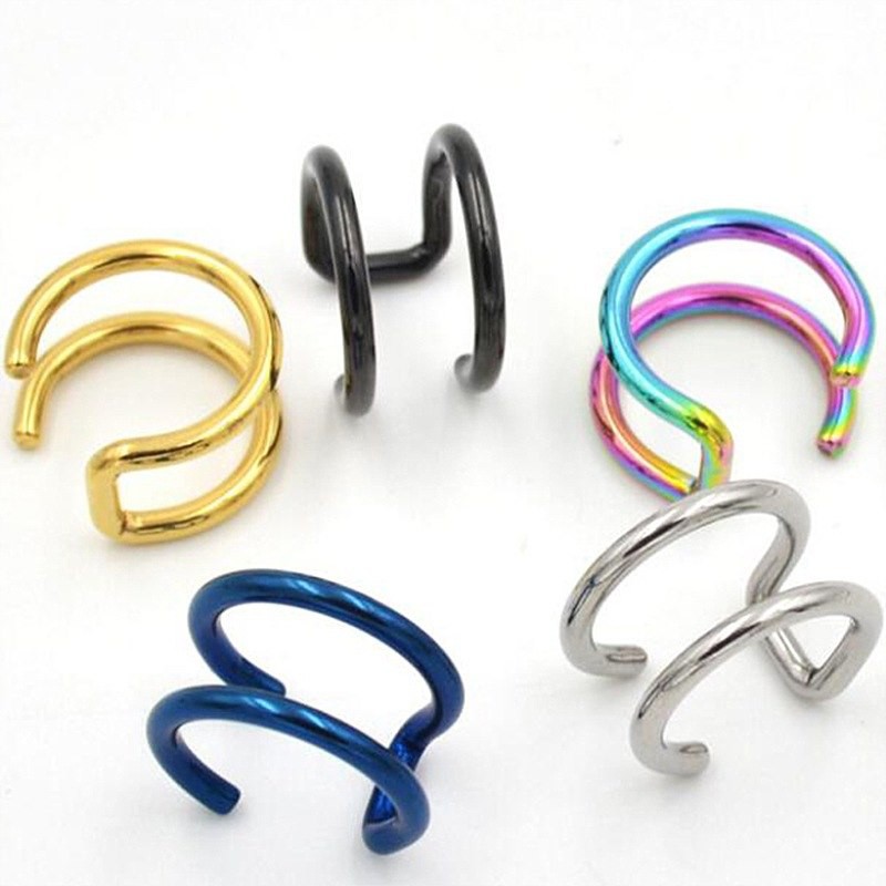 Khuyên kẹp vành tai đơn giản cá tính cho nữ