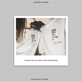 Áo thun - YOUR LOVER | LAZEE STUDIOO | Trắng - Đen | Form Regular