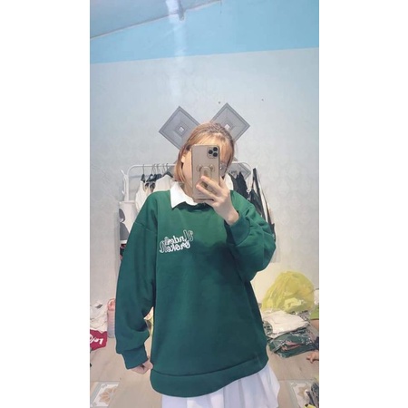 Áo Sweater Under Nam Nữ Tay Bồng Form Rộng Oversize sihoangngan