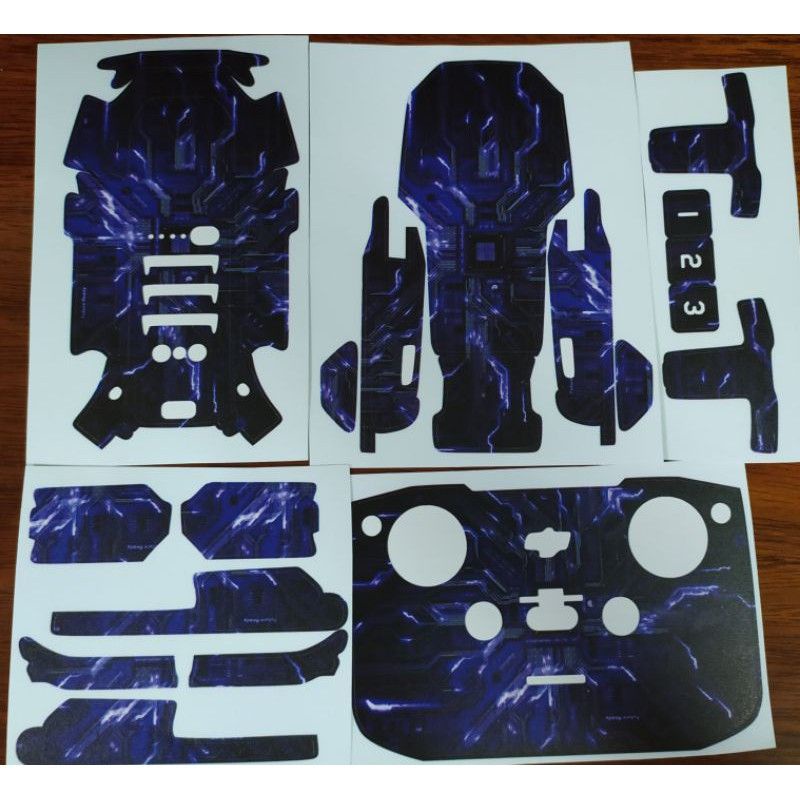 Skin Decal Dán Trang Trí Flycam Mavic Mini 2 Trong Suốt Thấy Bo Mạch