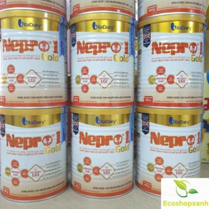 Combo 3 lon Sữa Nepro gold 1 400g/Date mới nhất thị trường T5.2023