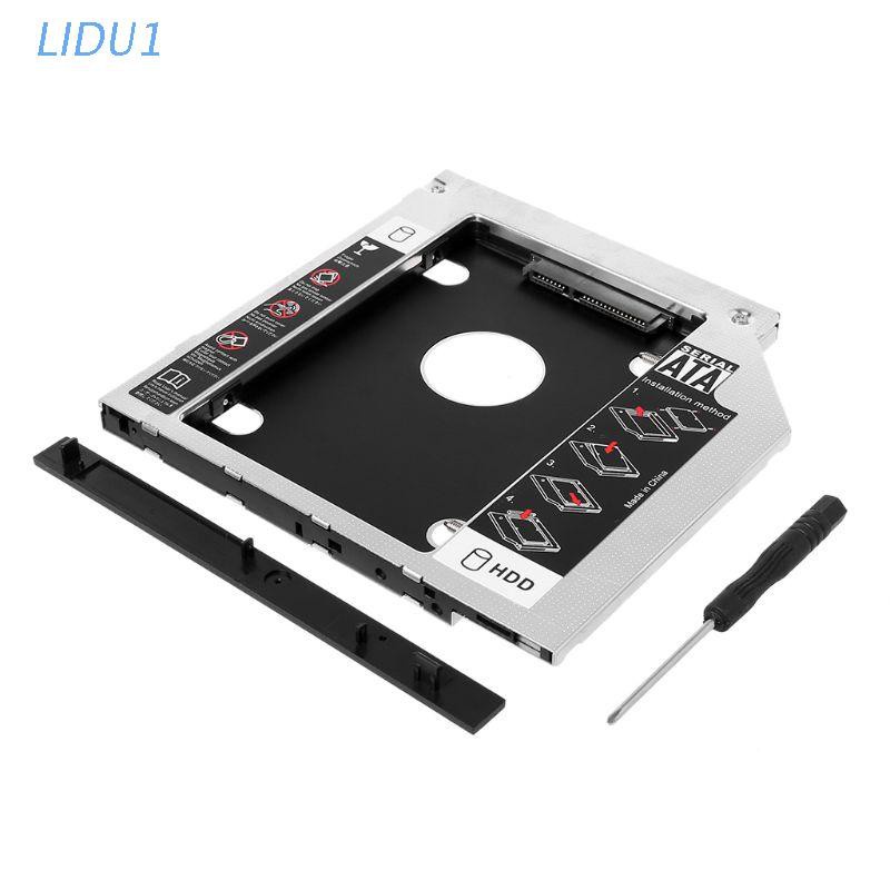 Bộ Chuyển Đổi Ổ Cứng Lidu1 2nd Hdd Caddy 9.5mm Sata Sang Sata Cho Laptop Cd / Dvd