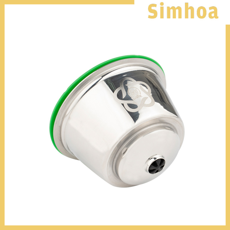 [SIMHOA]Metal Reusable Coffee Capsules Cup Coffee Pods for DolceGusto