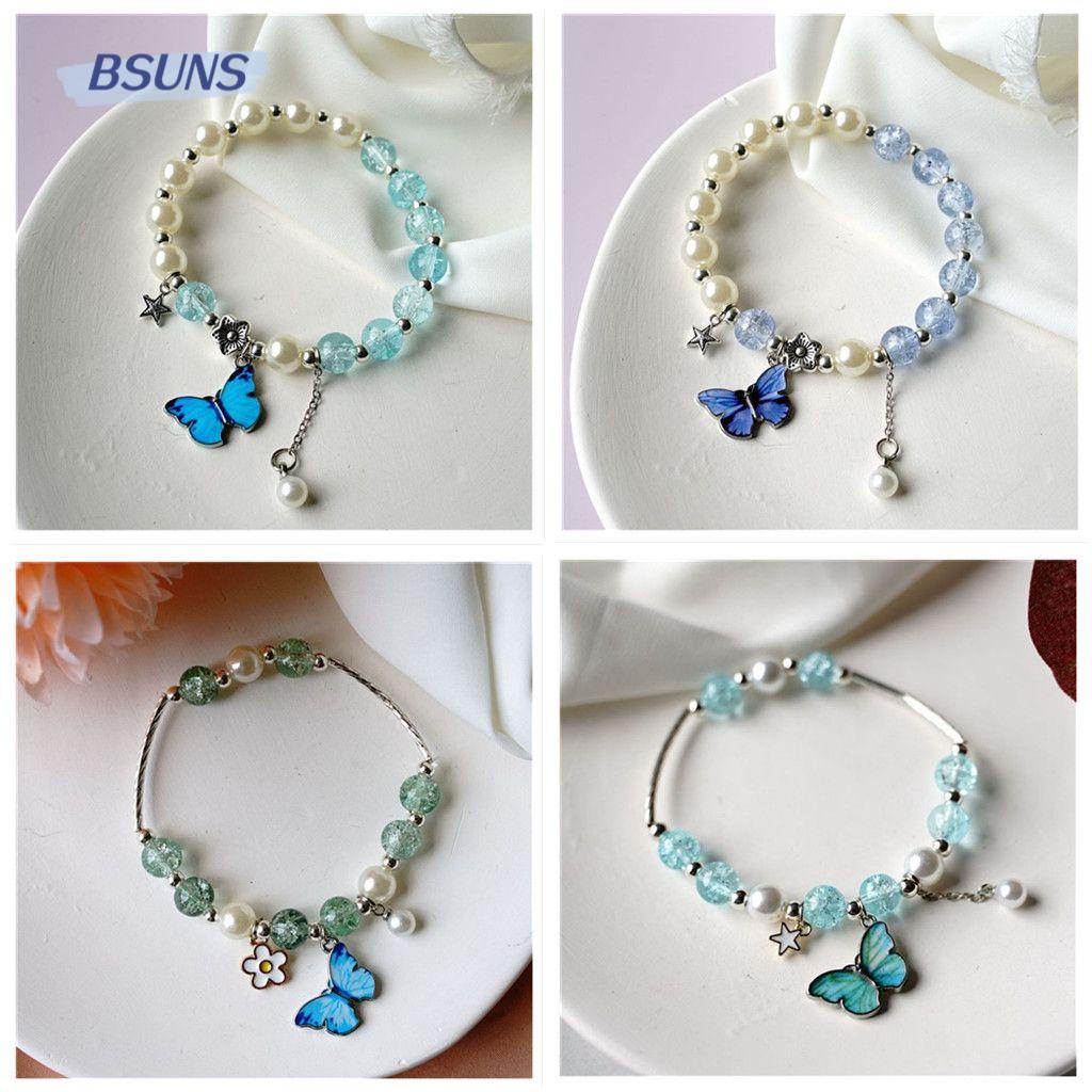 Vòng Tay Chuỗi Hạt BFF Hình Bướm